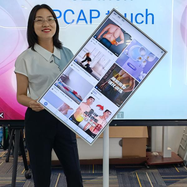 Buy cheap Smart TV 27 Inch 32 Inch Stand Touch Screen Kiosk Digital Signage Build In Battery from wholesalers