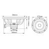 Buy cheap 20khz 15 Inch 120mm Single Neodymium Magnet Speaker from wholesalers