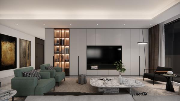 Buy cheap Contemporary Modern Minimalist TV Cabinet Solution Formaldehyde Free from wholesalers