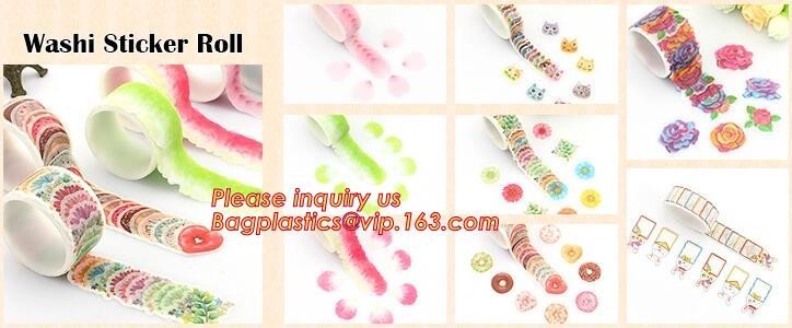 Free Samples Printed Decorative Set Washi Tape,Vintage style free sample box waterproof custom printed washi tape BAGEAS