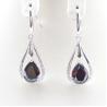 Buy cheap White Gold Plated 925 Silver 7x9mm Oval Amethyst Cubic Zirconia Earrings (PSJ04585) from wholesalers