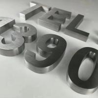 Buy cheap Stainless Steel 3D Metal Letter Sign for Minjiang Snow Custom Store Non product
