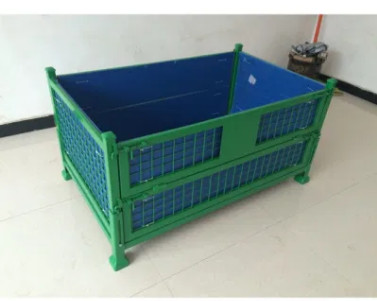 Custom Color Stillage Pallet Cage With Padlock Locking System