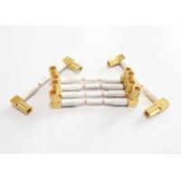 Buy cheap SSMB Female Right Angle Coaxial Cable Assemblies / Au Plated with Cable SFF-50-1 product