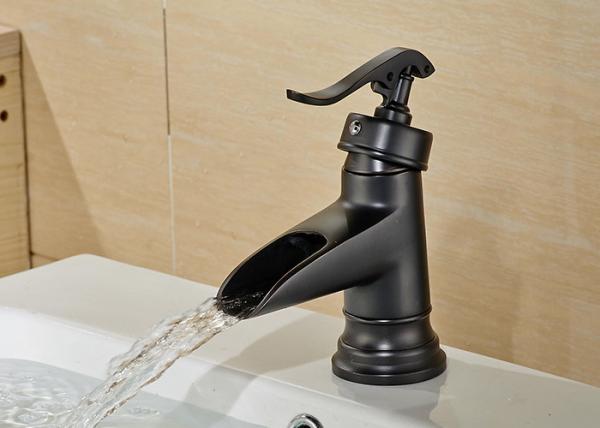 Buy cheap ROVATE Antique Black Painting Bathroom Basin Faucets Classic Single Handle from wholesalers