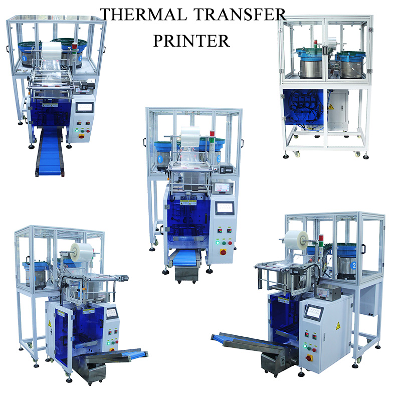 Small Spare Parts Screw Counting Pouch Automatic Packing Machine With two Bowl