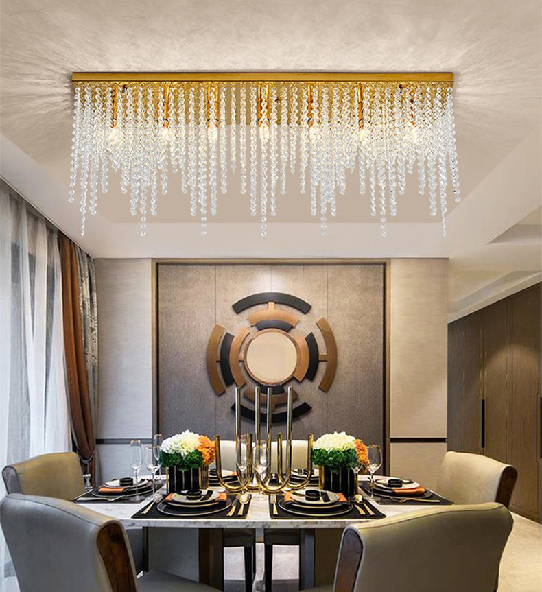 Nordic home decoration crystal chandelier restaurant extra large chandelier(WH-CA-106)