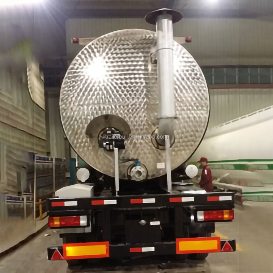 3 Axles 40000L 30t Insulated Aluminum Tanker Semi-Trailer with Fuwa Axle 13t and Mechinical Suspension for Organic Chemical of Dibutyl 