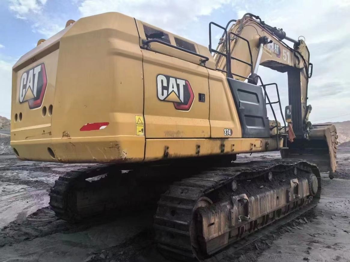 74 Ton Used CAT Excavators 374 Mining Second Hand Excavator Bucket Capacity 3.8M3 4.6m3