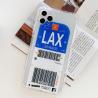 Buy cheap Iphone 12 Shockproof Phone Cases Boarding Pass Air Ticket City Plane slip free from wholesalers