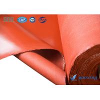 Buy cheap Resistant 200 Degrees Celsius Silicone Rubber Coated Fabric With Waterproof product