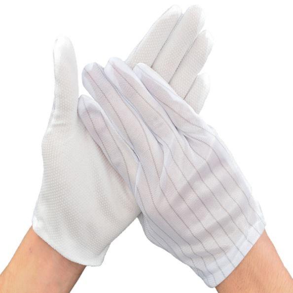 Buy cheap Electronic Assembly Dust free 100% Polyester ESD PPE Gloves from wholesalers