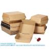 Buy cheap Paper Burger Box, Corrugated Hamburg Box 300gsm Paper Fast Food Disposable Paperboard 1-6 Colors Food Pack from wholesalers