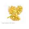 Buy cheap No Fading Indoor Non Toxic Golden Fake Ficus Tree Branches 42 Leaves from wholesalers