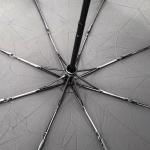 21 Inch Black Compact Auto Open Close Umbrella Windproof Frame With USB Charger