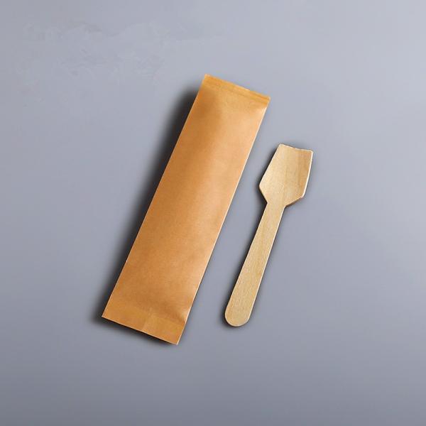 Buy cheap Individually Degradable Disposable Wooden Spoon Knife Fork Ice Cream Spoon from wholesalers