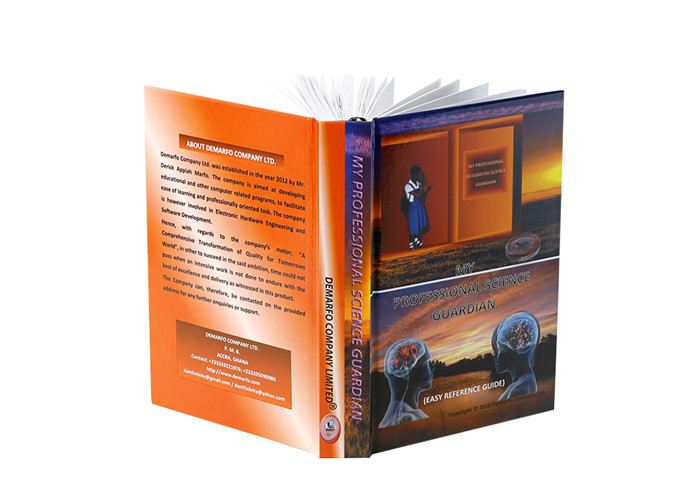 OEM Customized Size Square Spine Hardcover Book Printing In Offset Paper Inner