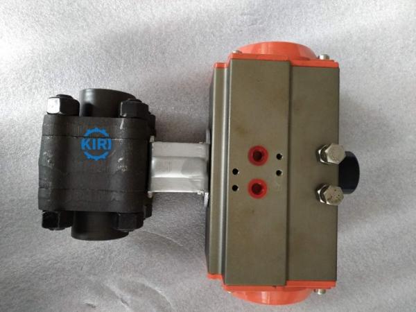 Buy cheap A105 Material High Pressure Ball Valve Pneumatic Double Acting Operation from wholesalers