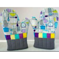 Buy cheap Oven Cartoon 100% Cotton Non Slip Glove Dotted AZO Free product