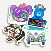 Buy cheap Waterproof Die Cut Vinyl Stickers CMYK Color Printing Custom Brand Logo product