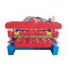 Buy cheap Red Steel Hydraulic Pressure 4Kw Profile Roll Forming Machine from wholesalers