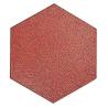 Buy cheap Hexagon Rubber EPDM/SBR Pavers Red Color Rubber Brick For Equestrian And Racecourse Area from wholesalers
