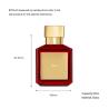 Buy cheap Ruby Glass Perfume Bottle Cosmetic Packaging 50ml With Gold Cap For Luxury Fragrance from wholesalers
