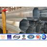 Buy cheap Multi Sided Single Circuit Electrical Power Pole 4mm Electric Steel Pole from wholesalers