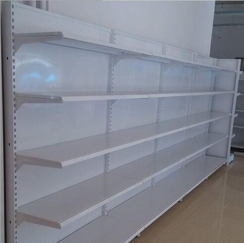 Buy cheap Custom Wall Supermarket Display Shelving Shop Gondola Retail Steel Shelving Rack For Display from wholesalers