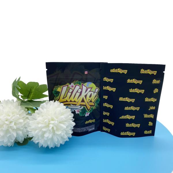 Buy cheap VMPET CR Zipper Soft Touch Mylar Bag 3.5g For weed Flowers from wholesalers