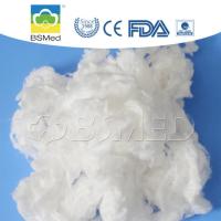 Buy cheap Medical Bleached Raw Cotton Wool Odorless With 13 - 16mm Fiber Length product