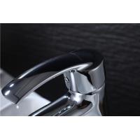 Buy cheap Bathroom Vanity Sink Faucets Waterfall Single Lever Brass Body Zinc Alloy Handle product