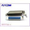 Buy cheap 90 Degree 25 Pairs Plug Centronic Solder Pin Connector with Metal Cover Certified UL from wholesalers