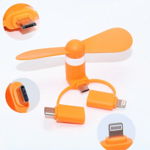 Buy cheap 3-in-1 Mini Micro USB Mobile Fan Summer Promotional Items from wholesalers