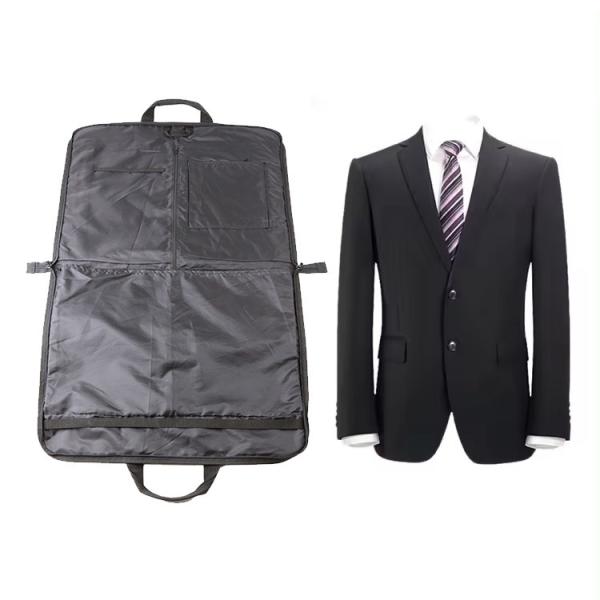 Buy cheap Black Garment Suit Bags For Travel Breathable Dresses Cover Bag Moth Proof Garment Bag from wholesalers