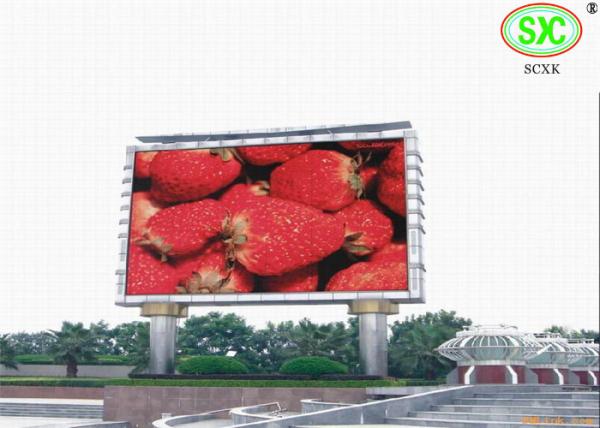 Buy cheap High Definition Giant Outdoor Led Billboards For Exhibition / Sporting Events 6500K - 9500K from wholesalers