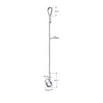 Rigging Rope Safety Wire Rope With Loop Lifting Slings 304 Stainless Steel
