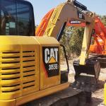 Well-Maintained Used Cat 305.5E Excavator 5Ton Mini Backhoe Digging