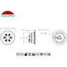 Buy cheap 316Lstainless Steel Waterproof Pool Light,18W 6500K Water Fountain Led Lights from wholesalers