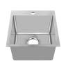 Buy cheap China Supply Above Counter Topmount Sink Stainless Steel 304 Bowl Kitchen Sink With Drain from wholesalers
