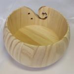 Wooden Wool Weaving Bowl Retro Wooden Yarn Bowl