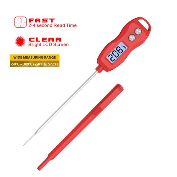 Buy cheap pen style digital thermometer meat probe easy lock temperature home from wholesalers