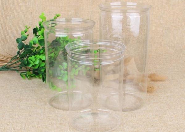 Buy cheap Plastic Packaging Tube Airtight Waterproof Clear Pet Jar With EOE Lid from wholesalers