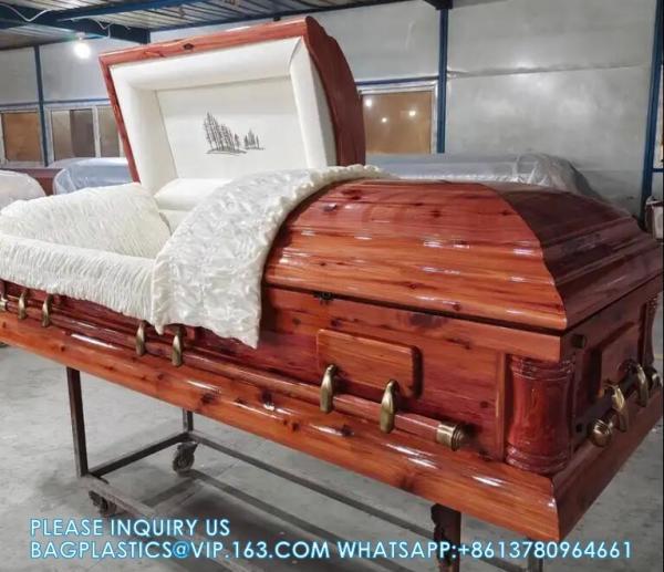 Solid Wood Caskets Wood Veneer MDF Caskets Cardboard Caskets European Coffins
