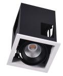 1x20W single recessed led grille downlight triac /DALI / 0-10V/ DMX512 /Non