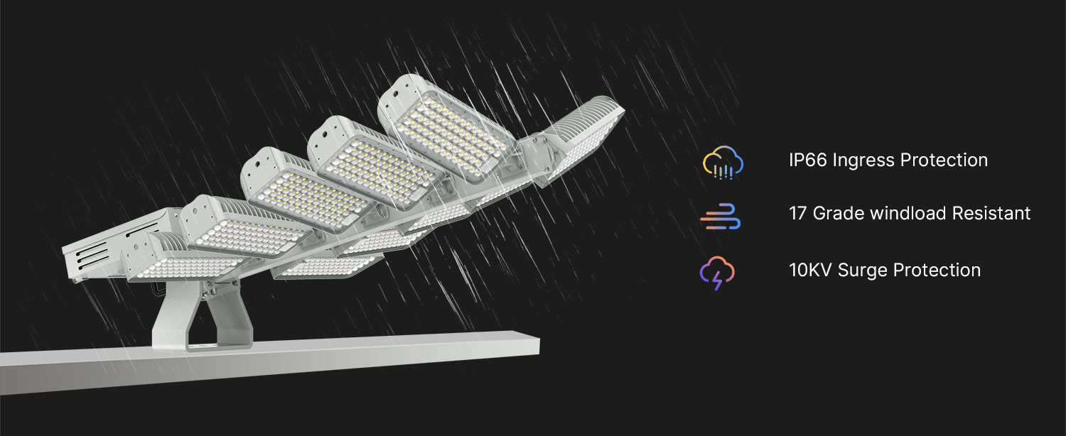 Flexible Glare Free LED Flood Light For Volleyball Court IP66 Illuminated