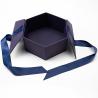 Buy cheap Hexagon Cardboard Magnetic Box Rigid Double Door Gift Box For Beverages from wholesalers