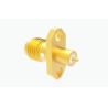 Buy cheap SMA Female 2-hole Flange Brass RF Coaxial Connector for Aerospace Application from wholesalers