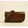 Buy cheap Twisted Woven PU Shoulder Bag 5cm 13cm Black Leather Baguette Bag from wholesalers