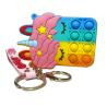 Buy cheap Baby Silicone Products Toy Girls Girls Bag MHC Hot Sellers Unicorn Stress Relief Silicone Bag Popular Fingertip Wallet from wholesalers